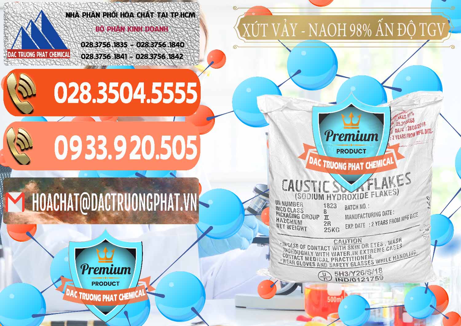 Nhà bán hàng Þ thương mại Hóa Chất Công Nghiệp Caustic Soda Vảy _ Flakes Hydroxide Sodium Nơi phân phối _ bán Xút Vảy - NaOH Vảy 98% TGV Ấn Độ India - 0169 - Nơi chuyên nhập khẩu & phân phối hóa chất tại TP.HCM - hoachatmientay.com