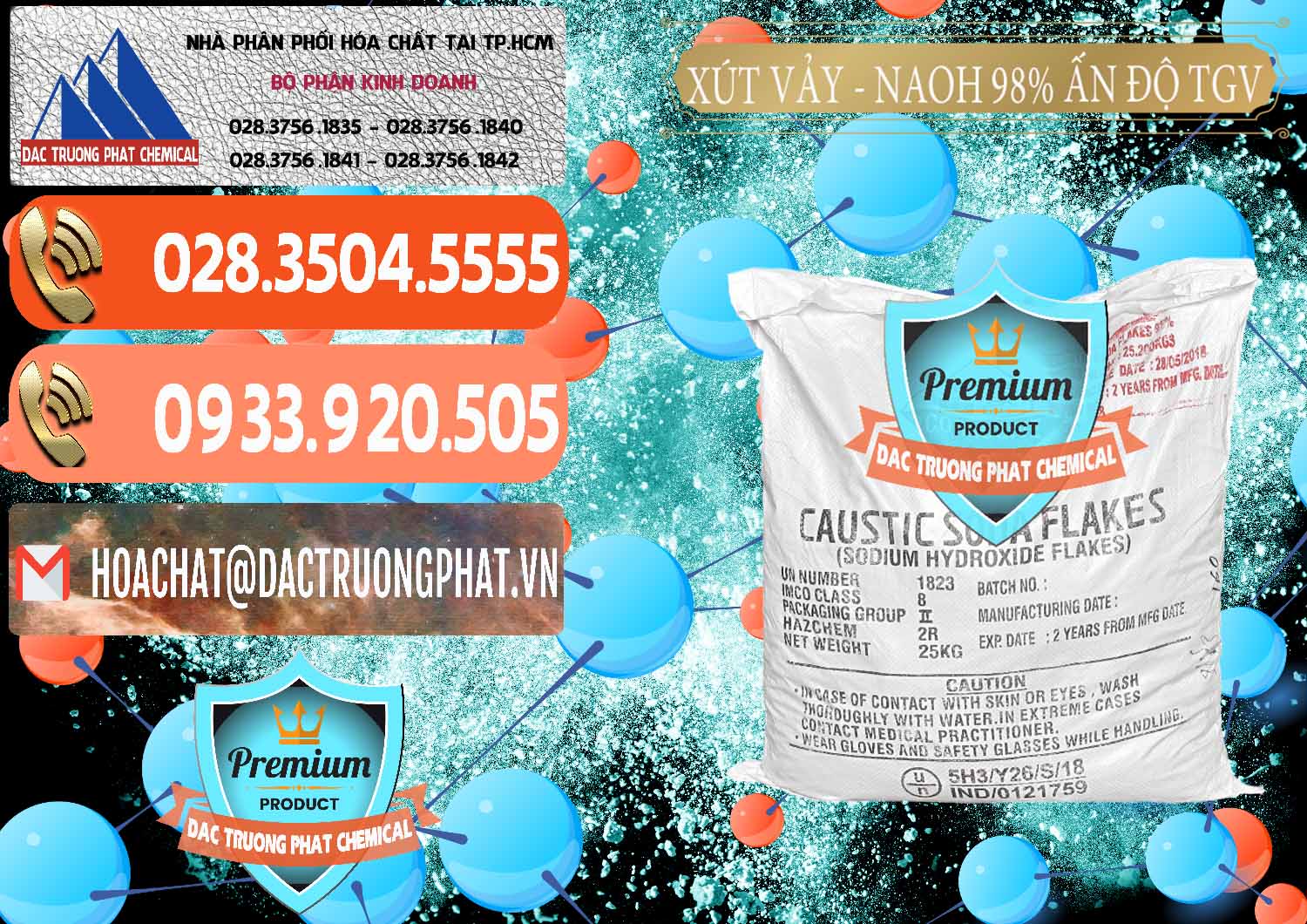 Nhà thương mại > bán Hidroxit Natri Flakes * NaOH Vảy 98% TGV Ấn Độ India Nơi chuyên cung cấp _ bán Xút Vảy - NaOH Vảy 98% TGV Ấn Độ India - 0169 - Nhà phân phối - nhập khẩu hóa chất tại TP.HCM - hoachatmientay.com