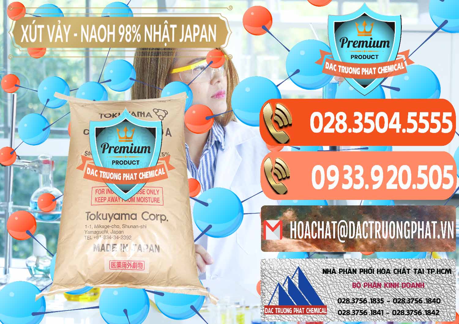 Cty chuyên phân phối & bán Xút Vảy - NaOH Vảy 98% Tokuyama Nhật Bản Japan - 0173 - Chuyên bán _ phân phối hóa chất tại TP.HCM - hoachatmientay.com