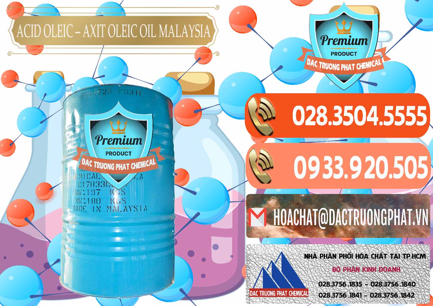 Công ty phân phối và bán Acid Oleic – Axit Oleic Oil Malaysia - 0013 - Đơn vị chuyên kinh doanh - phân phối hóa chất tại TP.HCM - hoachatmientay.com