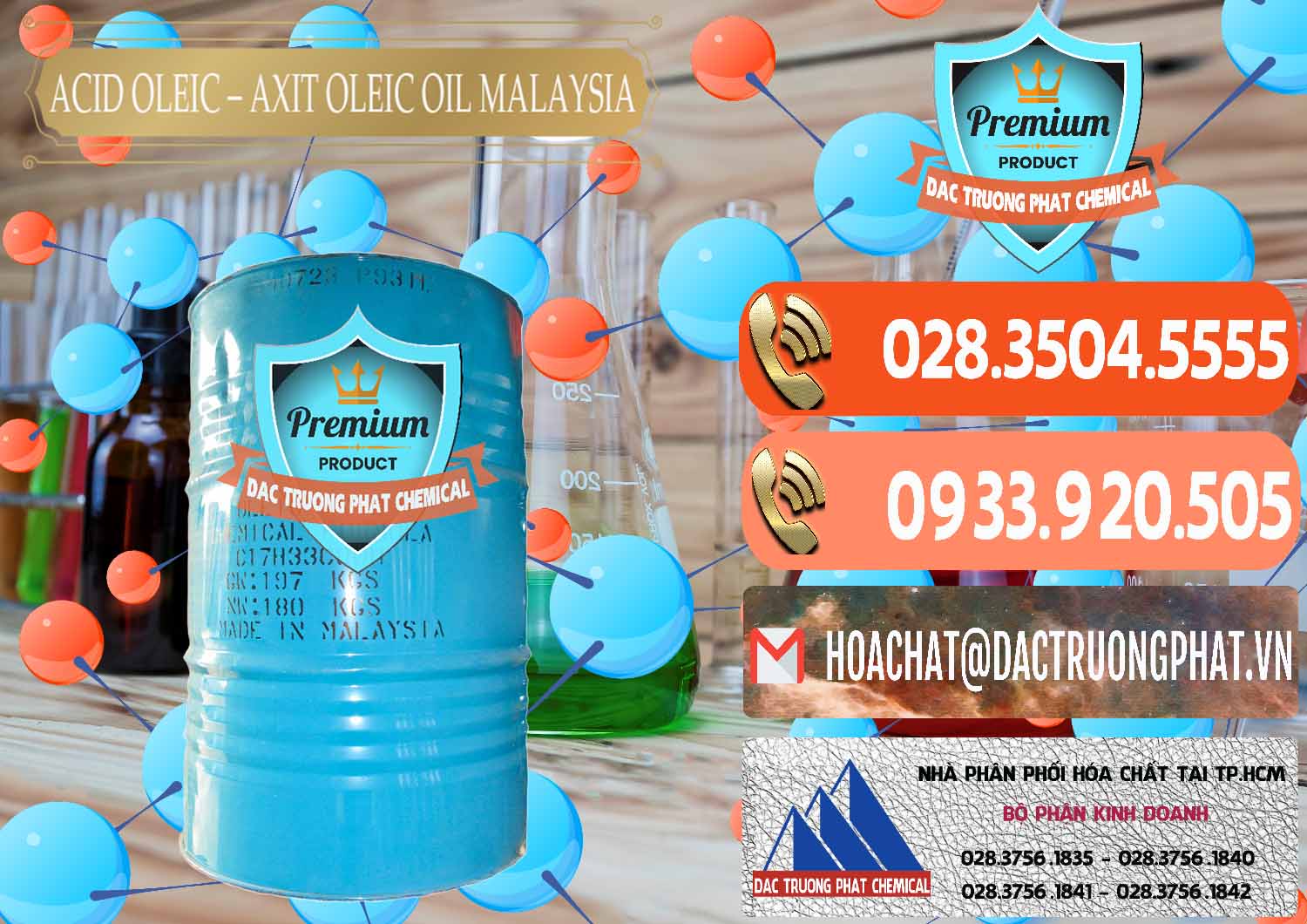Đơn vị bán và phân phối Acid Oleic – Axit Oleic Oil Malaysia - 0013 - Nhà phân phối _ nhập khẩu hóa chất tại TP.HCM - hoachatmientay.com