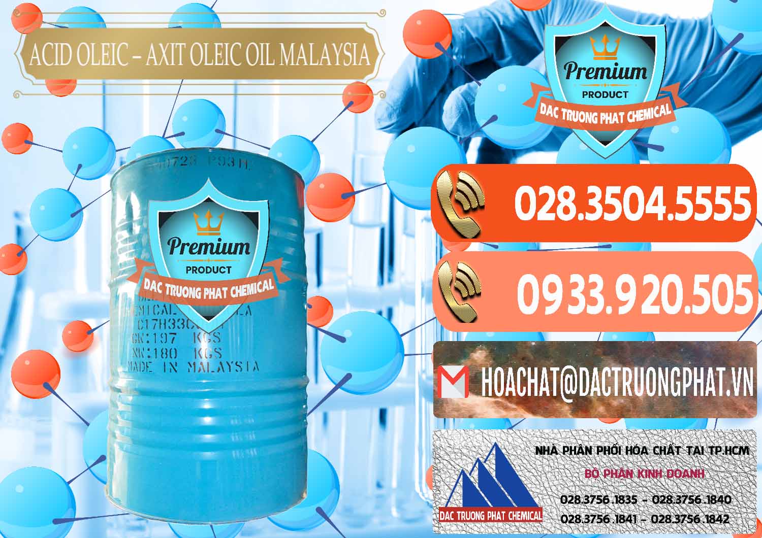 Nơi chuyên cung ứng và bán Acid Oleic – Axit Oleic Oil Malaysia - 0013 - Công ty chuyên cung cấp ( bán ) hóa chất tại TP.HCM - hoachatmientay.com