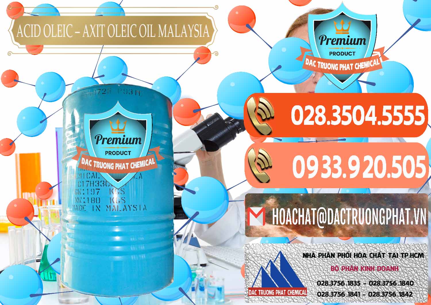 Cty chuyên bán và cung cấp Acid Oleic – Axit Oleic Oil Malaysia - 0013 - Đơn vị chuyên nhập khẩu ( cung cấp ) hóa chất tại TP.HCM - hoachatmientay.com