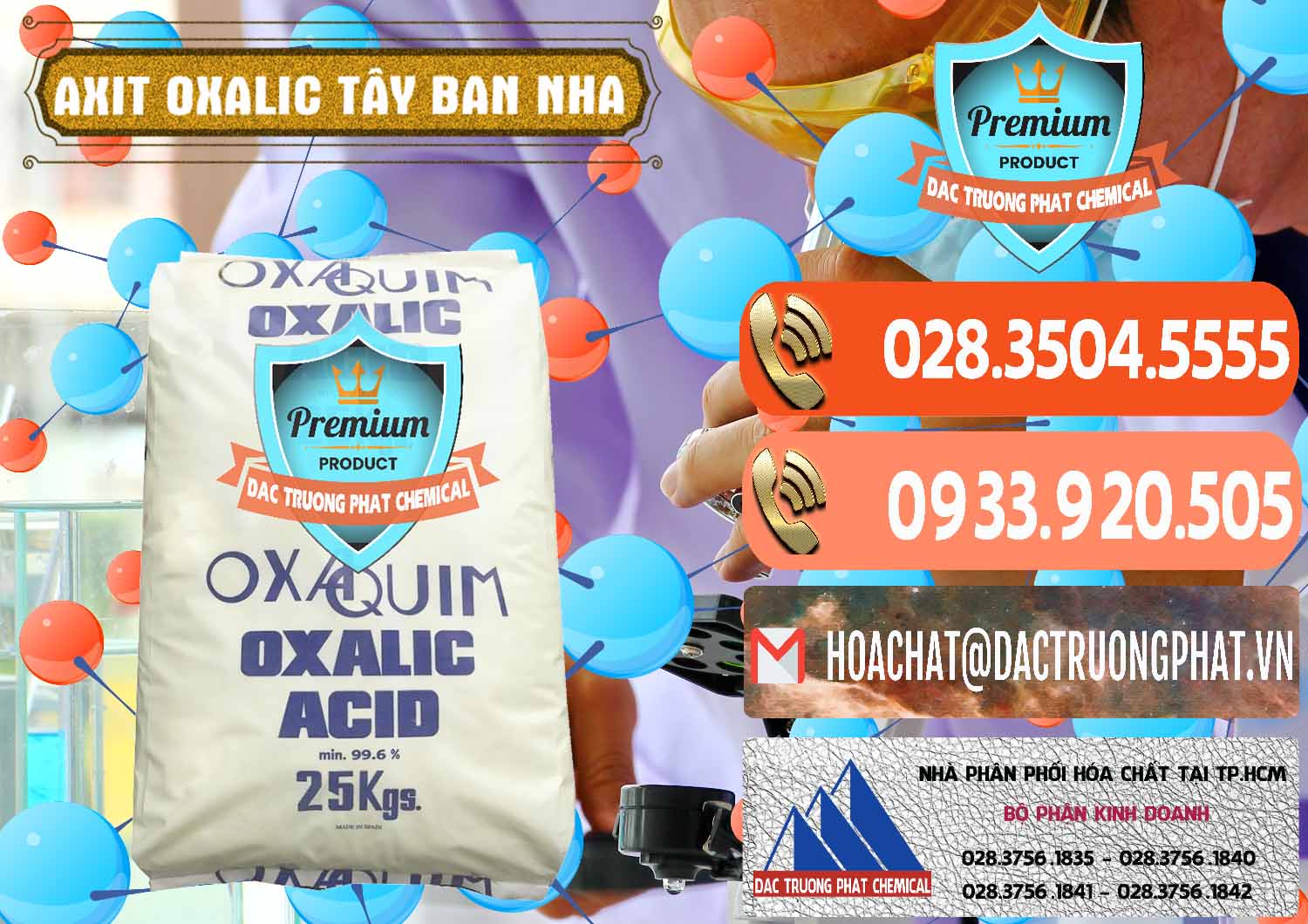 Bán _ cung ứng Acid Oxalic – Axit Oxalic 99.6% Tây Ban Nha Spain - 0269 - Nhà nhập khẩu _ phân phối hóa chất tại TP.HCM - hoachatmientay.com