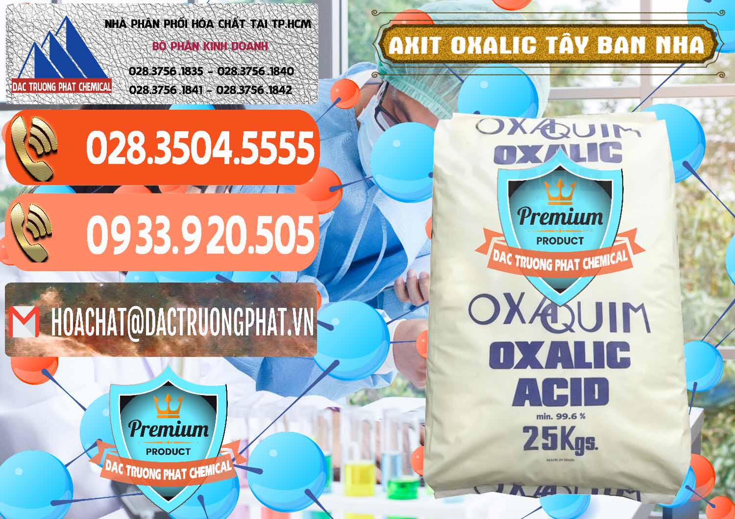 Cty bán - cung ứng Acid Oxalic – Axit Oxalic 99.6% Tây Ban Nha Spain - 0269 - Công ty cung cấp & phân phối hóa chất tại TP.HCM - hoachatmientay.com