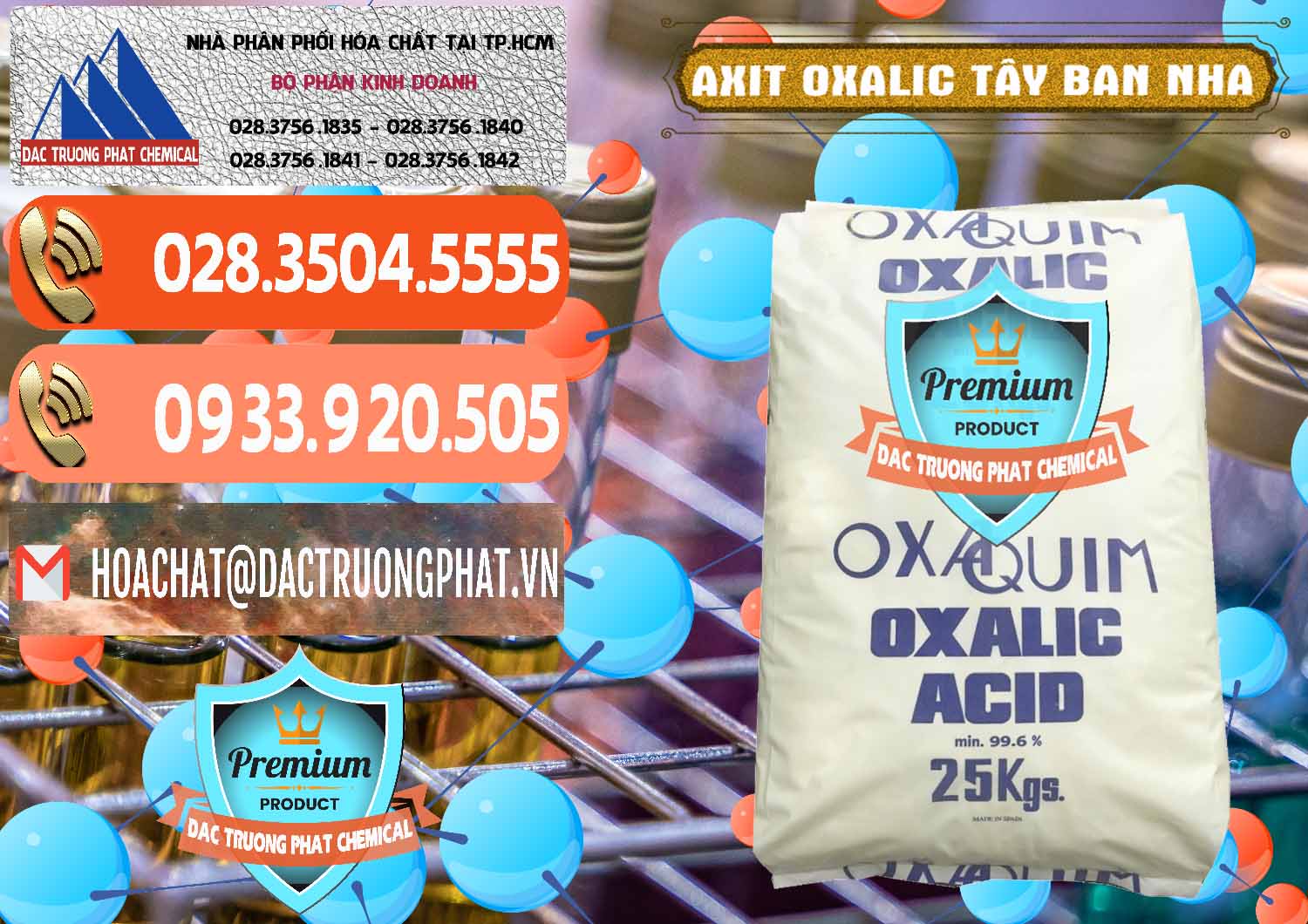 Cty chuyên bán - cung ứng Acid Oxalic – Axit Oxalic 99.6% Tây Ban Nha Spain - 0269 - Đơn vị kinh doanh và phân phối hóa chất tại TP.HCM - hoachatmientay.com