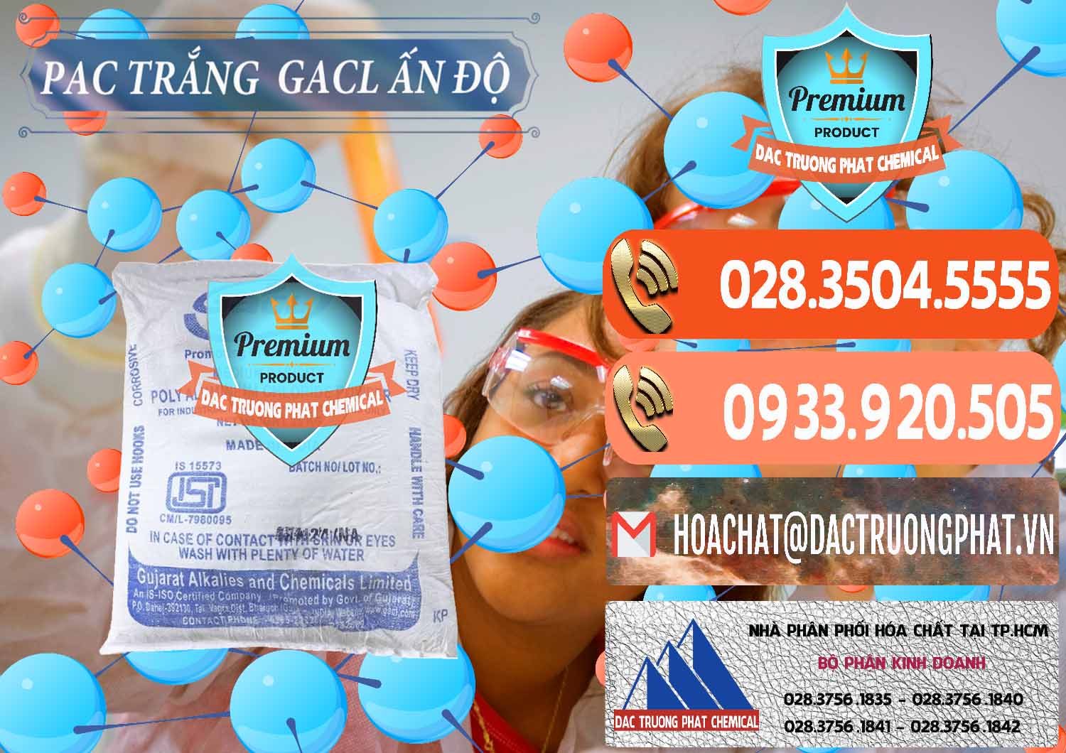 Cty kinh doanh & bán PAC - Polyaluminium Chloride Trắng GACL Ấn Độ India - 0266 - Cty cung cấp & nhập khẩu hóa chất tại TP.HCM - hoachatmientay.com