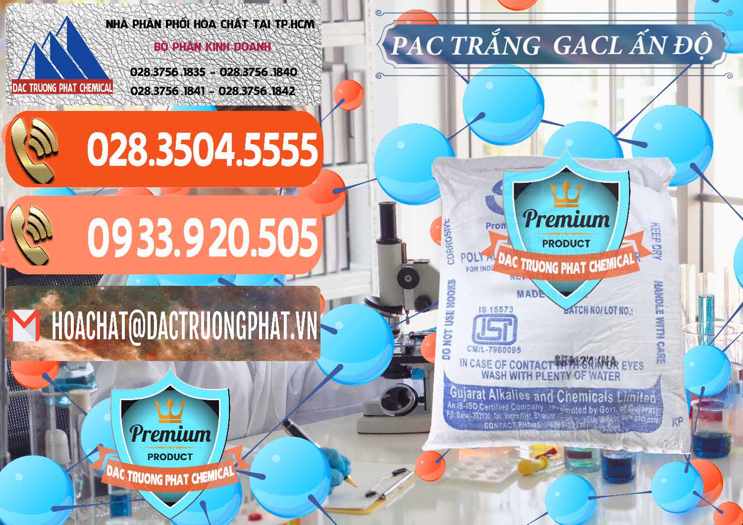 Đơn vị chuyên bán ( cung ứng ) PAC - Polyaluminium Chloride Trắng GACL Ấn Độ India - 0266 - Phân phối ( cung cấp ) hóa chất tại TP.HCM - hoachatmientay.com