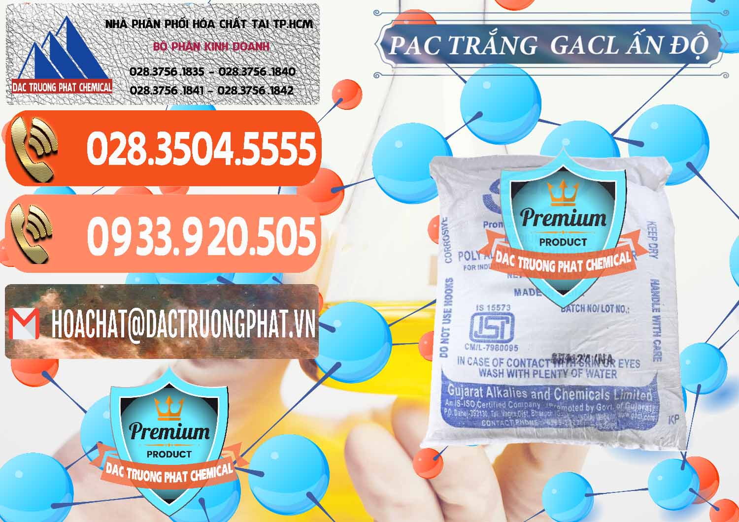 Chuyên kinh doanh - bán PAC - Polyaluminium Chloride Trắng GACL Ấn Độ India - 0266 - Cung cấp _ nhập khẩu hóa chất tại TP.HCM - hoachatmientay.com