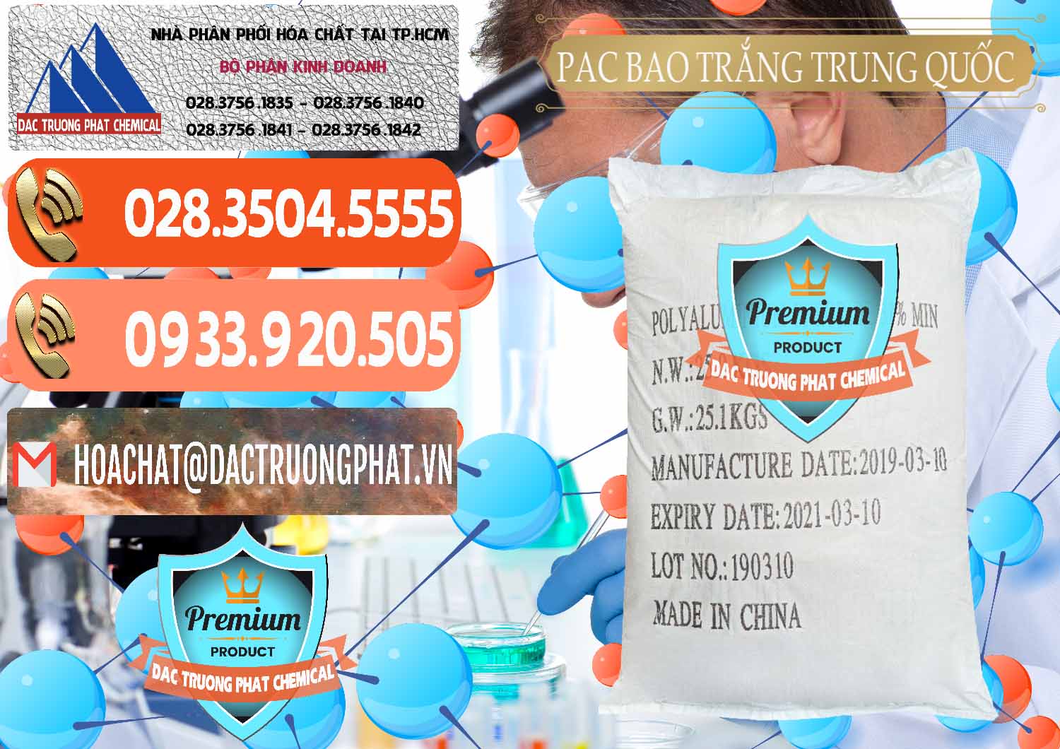 PAC - Polyaluminium Chloride Bao Trắng Trung Quốc China Nơi chuyên bán _ phân phối PAC - Polyaluminium Chloride Bao Trắng Trung Quốc China - 0108 - Công ty chuyên phân phối - nhập khẩu hóa chất tại TP.HCM - hoachatmientay.com
