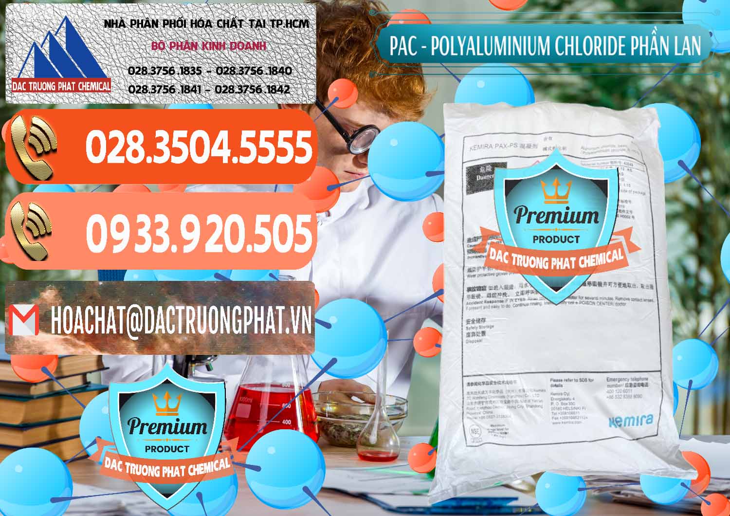 Nơi bán ( phân phối ) PAC - Polyaluminium Chloride Phần Lan Finland - 0383 - Đơn vị cung cấp & kinh doanh hóa chất tại TP.HCM - hoachatmientay.com