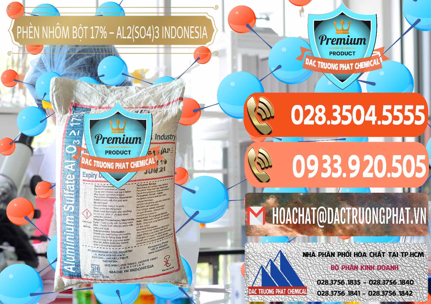 Nơi chuyên cung cấp _ bán Phèn Nhôm Bột - Al2(SO4)3 17% bao 25kg Indonesia - 0114 - Cty chuyên bán - phân phối hóa chất tại TP.HCM - hoachatmientay.com