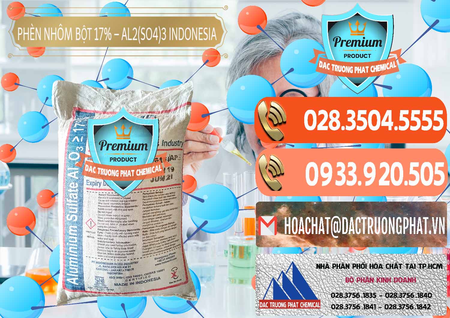 Đơn vị chuyên bán - cung ứng Phèn Nhôm Bột - Al2(SO4)3 17% bao 25kg Indonesia - 0114 - Cty chuyên phân phối & kinh doanh hóa chất tại TP.HCM - hoachatmientay.com