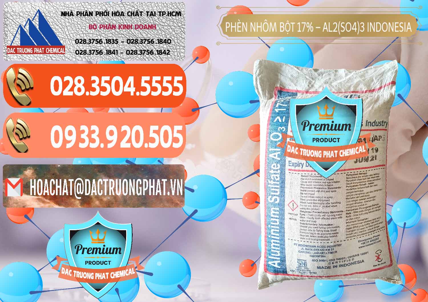 Chuyên cung cấp và bán Phèn Nhôm Bột - Al2(SO4)3 17% bao 25kg Indonesia - 0114 - Công ty chuyên phân phối ( nhập khẩu ) hóa chất tại TP.HCM - hoachatmientay.com