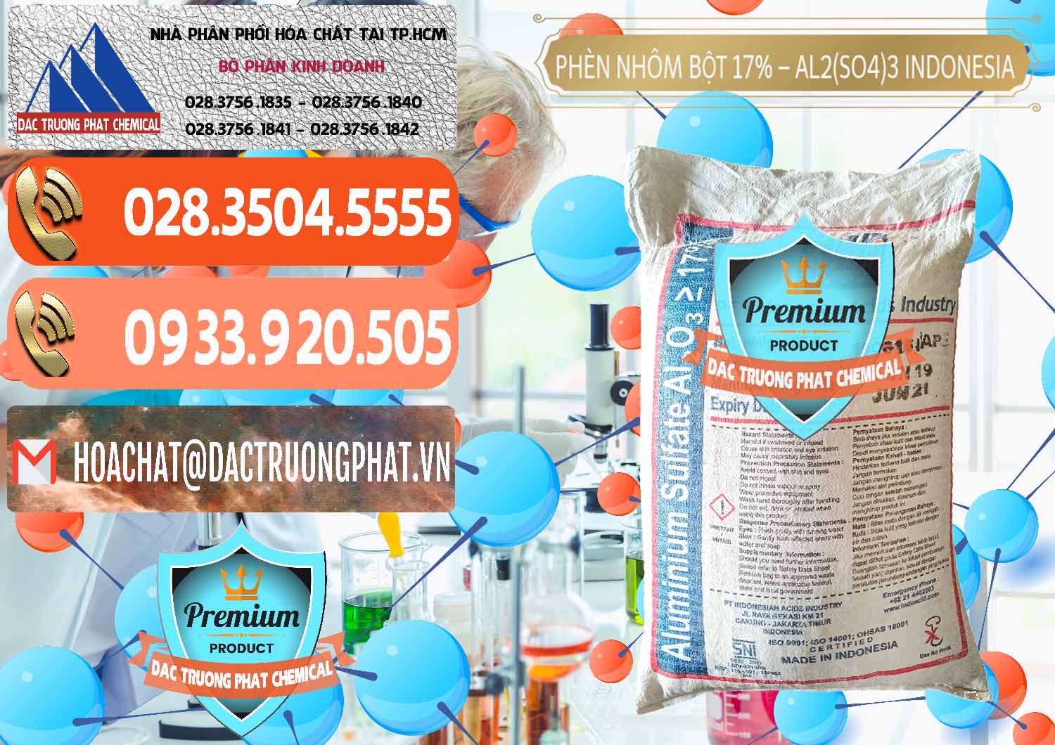 Công ty chuyên bán ( cung cấp ) Phèn Nhôm Bột - Al2(SO4)3 17% bao 25kg Indonesia - 0114 - Đơn vị chuyên kinh doanh _ phân phối hóa chất tại TP.HCM - hoachatmientay.com