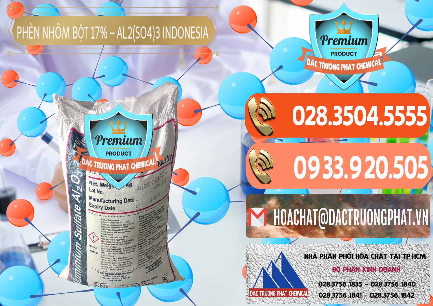 Công ty phân phối - bán Phèn Nhôm Bột - Al2(SO4)3 17% bao 50kg Indonesia - 0112 - Chuyên cung cấp & kinh doanh hóa chất tại TP.HCM - hoachatmientay.com