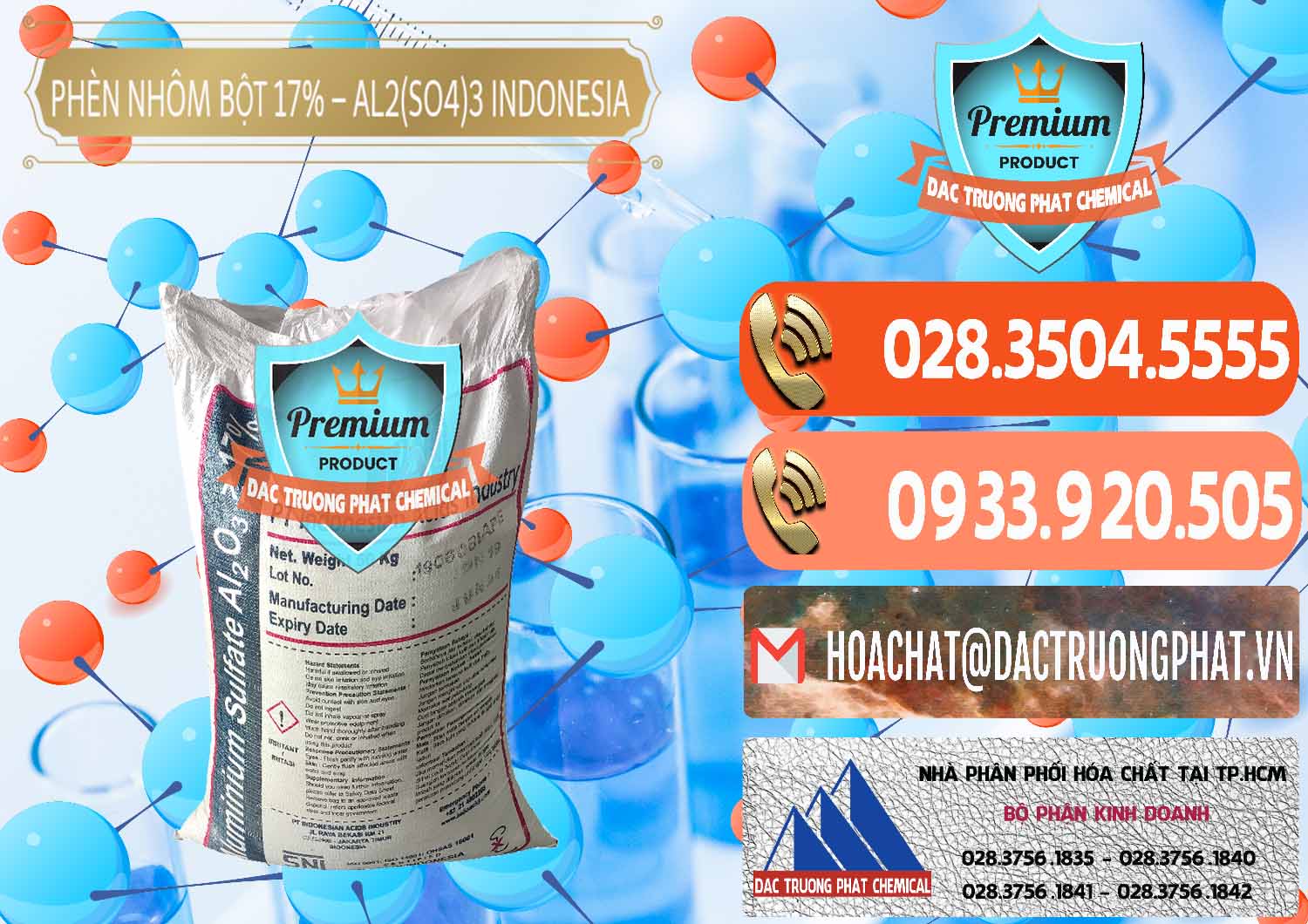 Nơi nhập khẩu _ bán Phèn Nhôm Bột - Al2(SO4)3 17% bao 50kg Indonesia - 0112 - Nơi phân phối - cung ứng hóa chất tại TP.HCM - hoachatmientay.com