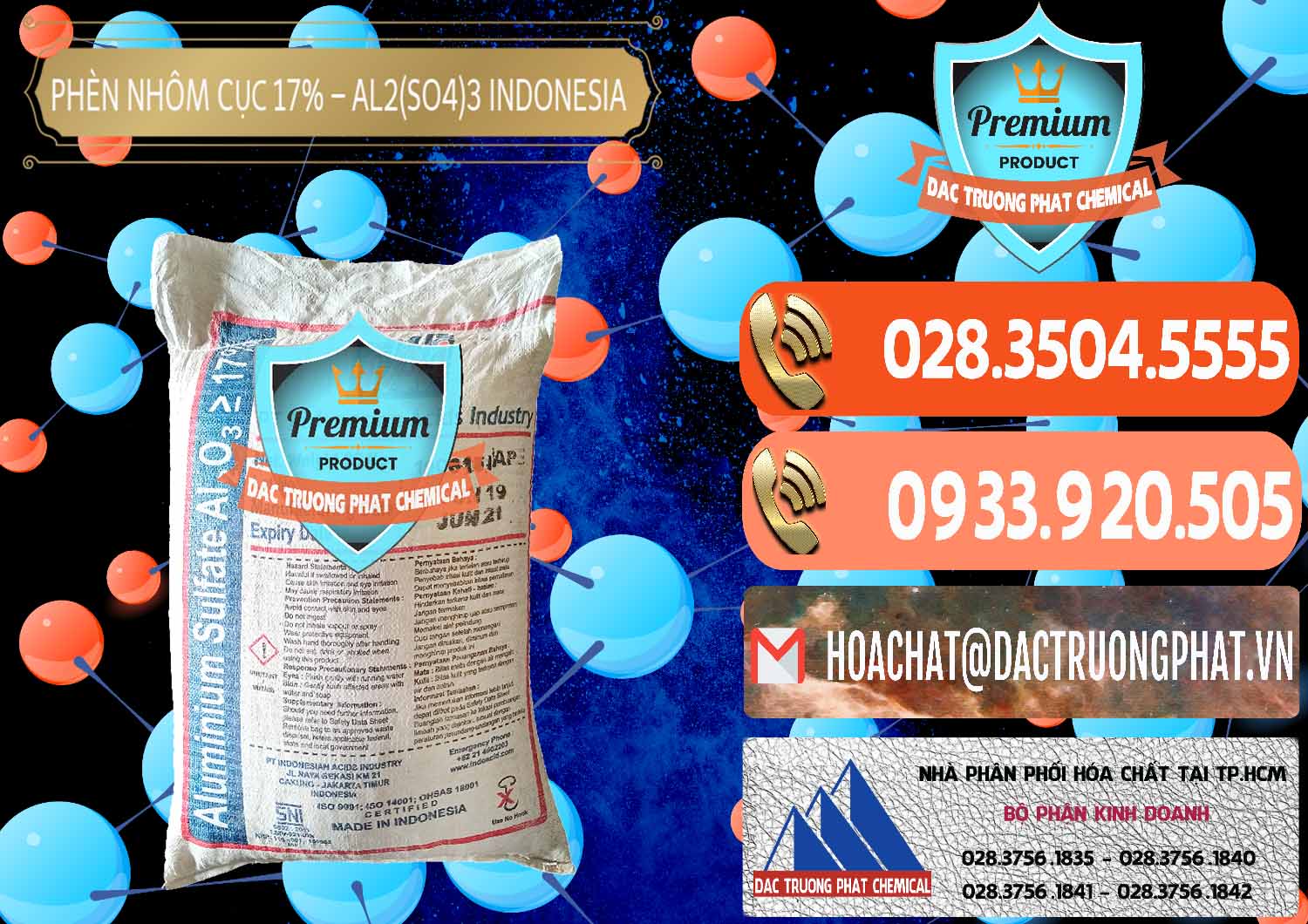 Nhập khẩu - bán Phèn Nhôm Cục - Al2(SO4)3 17% bao 25kg Indonesia - 0115 - Công ty cung cấp _ nhập khẩu hóa chất tại TP.HCM - hoachatmientay.com