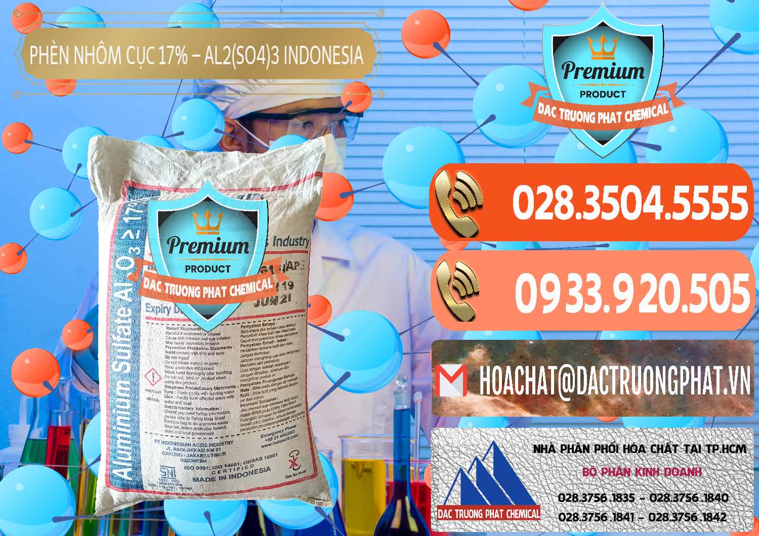 Nơi chuyên bán & cung ứng Phèn Nhôm Cục - Al2(SO4)3 17% bao 25kg Indonesia - 0115 - Kinh doanh và cung cấp hóa chất tại TP.HCM - hoachatmientay.com