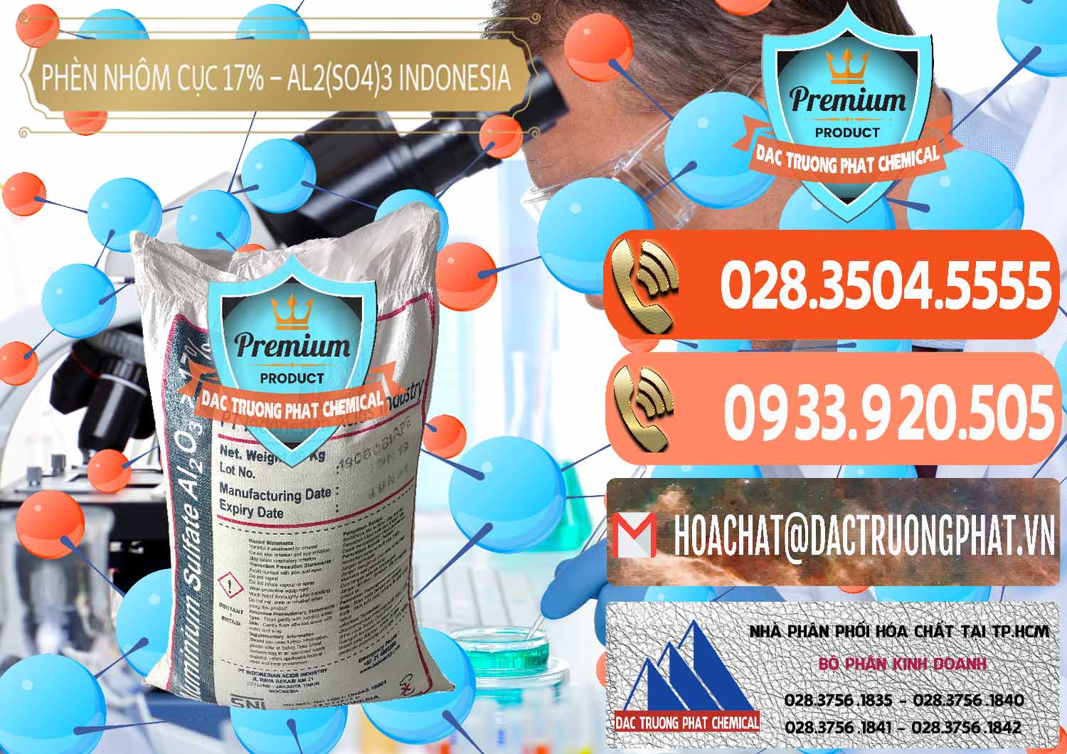 Chuyên bán - cung ứng Phèn Nhôm Cục - Al2(SO4)3 17% bao 50kg Indonesia - 0113 - Chuyên nhập khẩu _ phân phối hóa chất tại TP.HCM - hoachatmientay.com