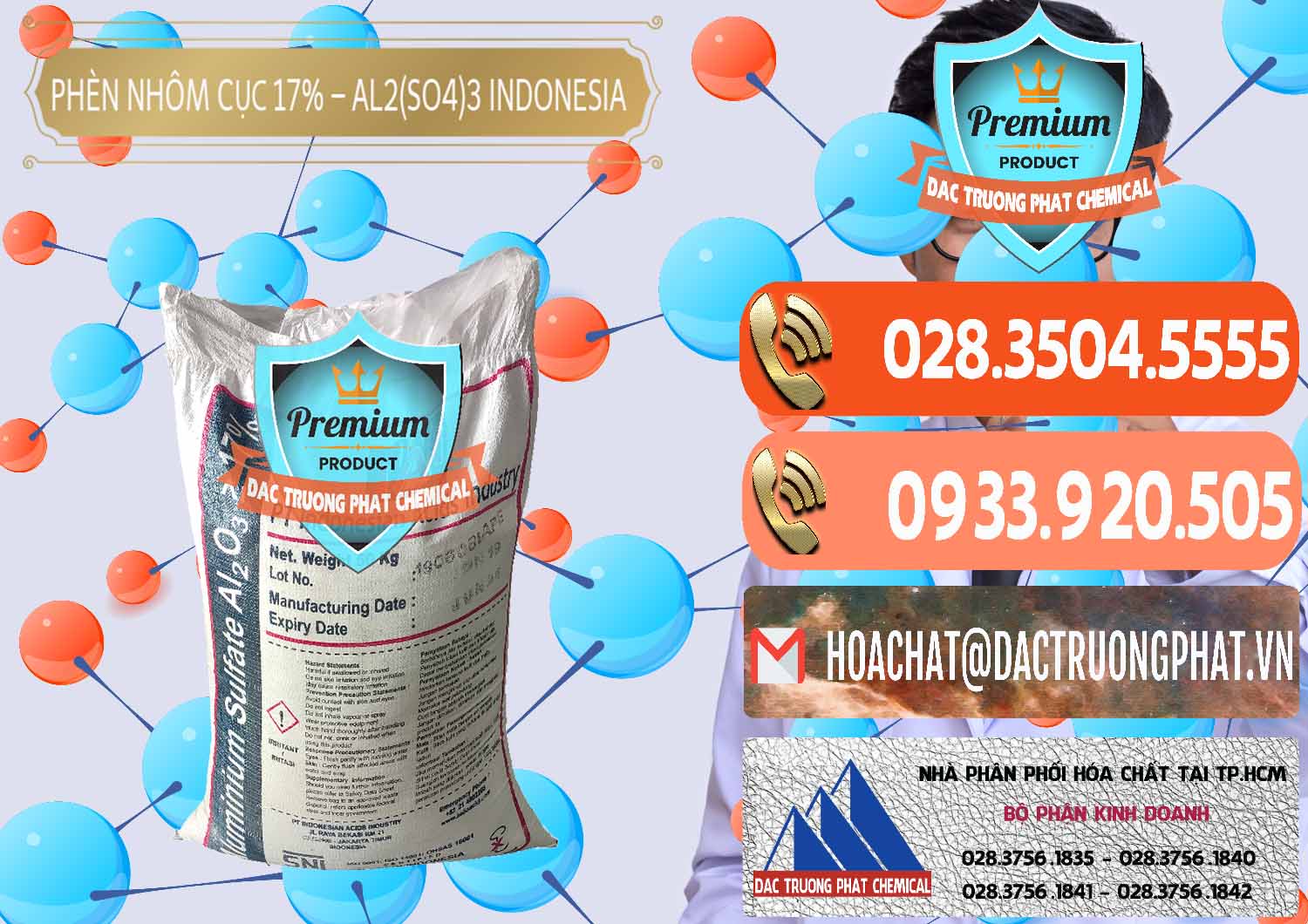 Cty chuyên bán & phân phối Phèn Nhôm Cục - Al2(SO4)3 17% bao 50kg Indonesia - 0113 - Chuyên nhập khẩu và cung cấp hóa chất tại TP.HCM - hoachatmientay.com