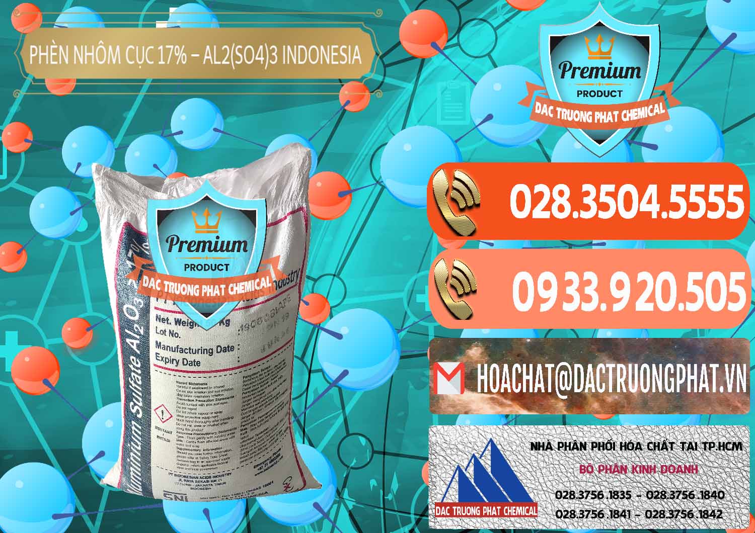 Cty chuyên bán ( phân phối ) Phèn Nhôm Cục - Al2(SO4)3 17% bao 50kg Indonesia - 0113 - Công ty kinh doanh và phân phối hóa chất tại TP.HCM - hoachatmientay.com