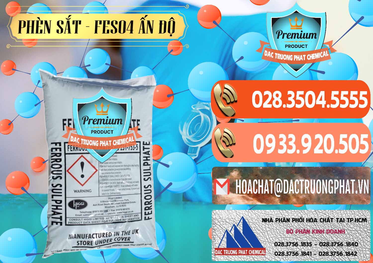 Nơi chuyên nhập khẩu - bán Phèn Sắt - FeSO4.7H2O Ấn Độ India - 0354 - Đơn vị phân phối & cung cấp hóa chất tại TP.HCM - hoachatmientay.com