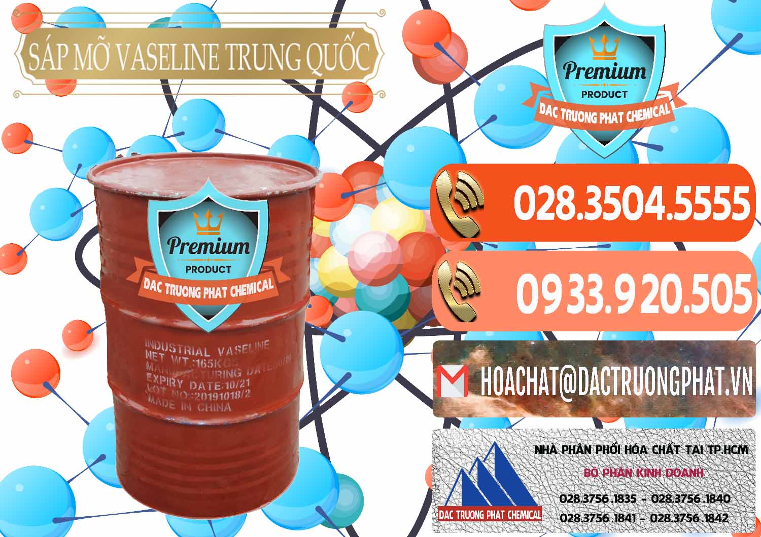 Đơn vị chuyên bán - phân phối Sáp Mỡ Vaseline Trung Quốc China - 0122 - Công ty kinh doanh & phân phối hóa chất tại TP.HCM - hoachatmientay.com