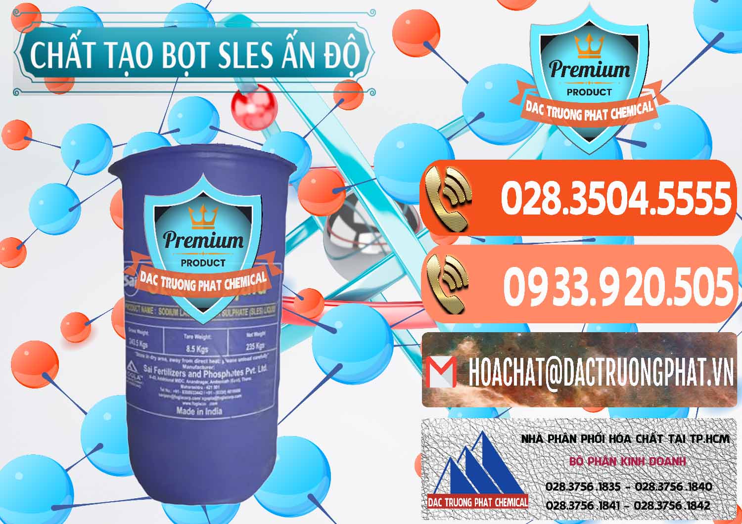 Đơn vị chuyên nhập khẩu _ bán Chất Tạo Bọt Sles - Sodium Lauryl Ether Sulphate Ấn Độ India - 0333 - Đơn vị kinh doanh & cung cấp hóa chất tại TP.HCM - hoachatmientay.com