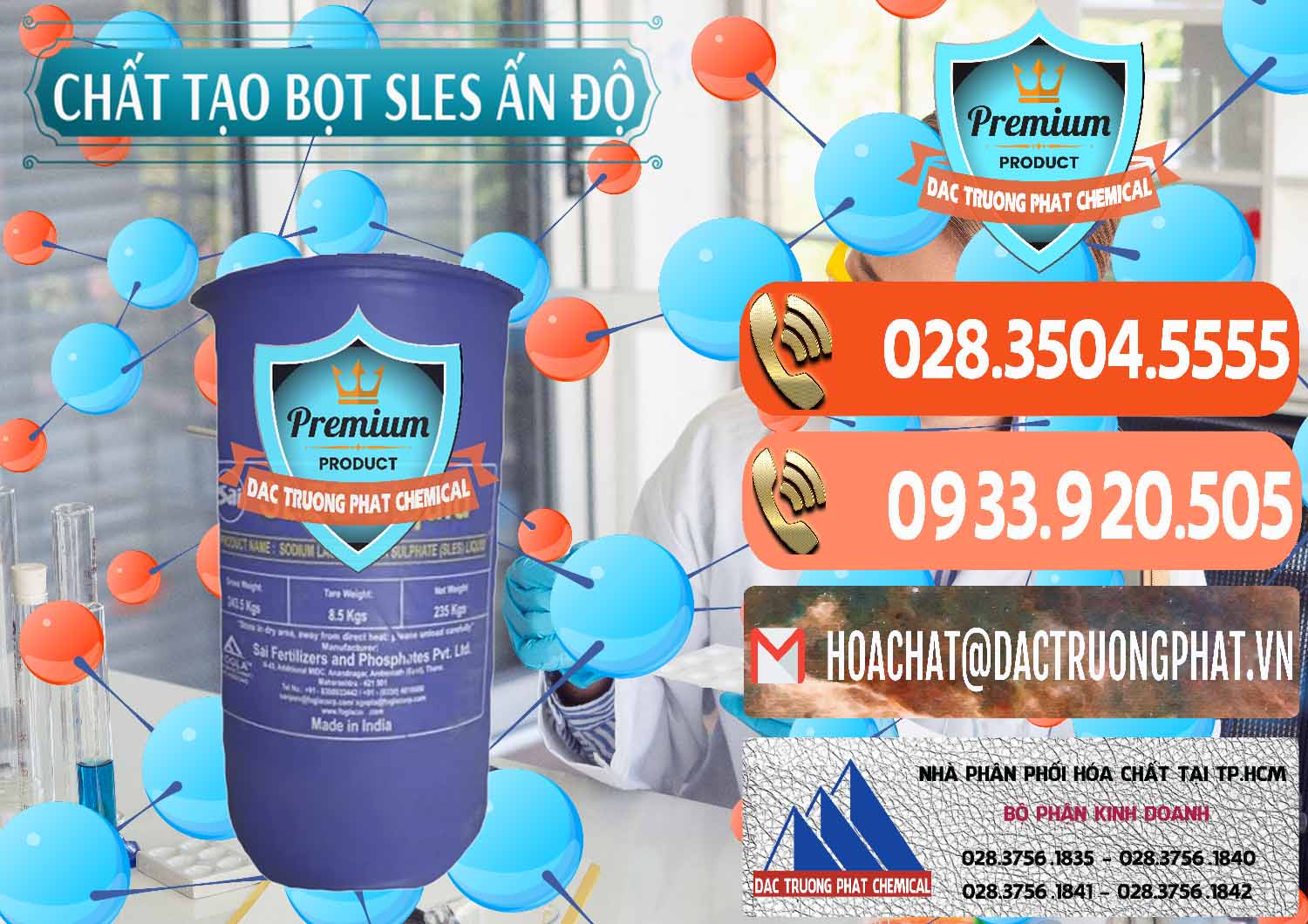 Cung cấp ( bán ) Chất Tạo Bọt Sles - Sodium Lauryl Ether Sulphate Ấn Độ India - 0333 - Cty cung cấp _ nhập khẩu hóa chất tại TP.HCM - hoachatmientay.com
