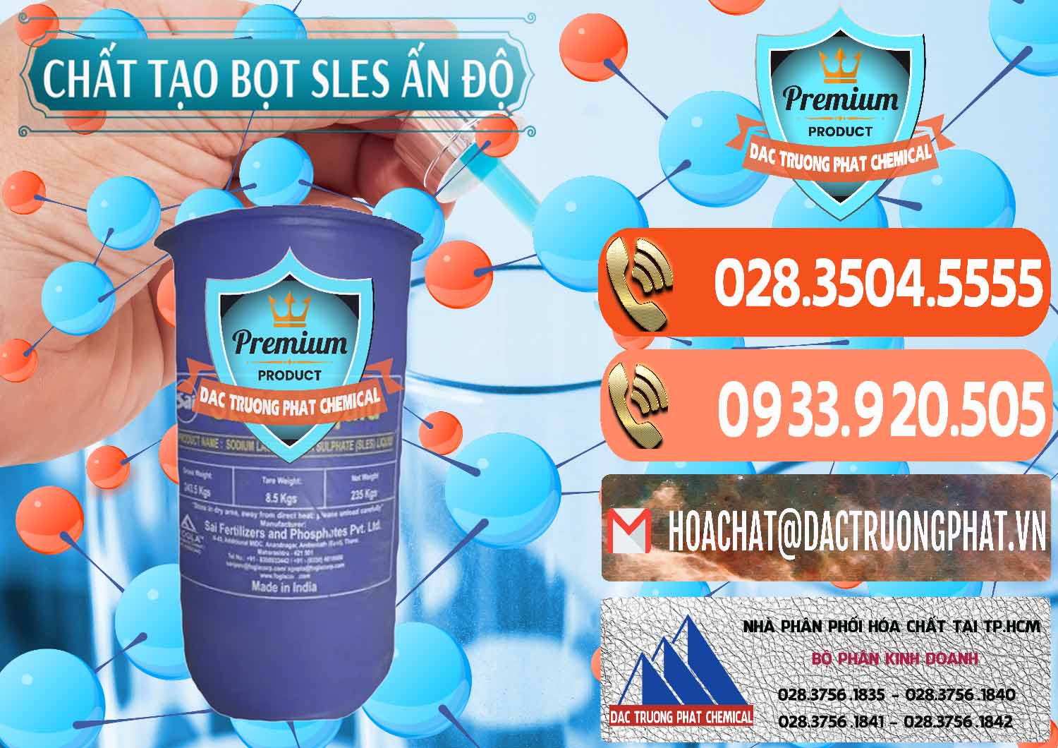 Đơn vị bán & cung cấp Chất Tạo Bọt Sles - Sodium Lauryl Ether Sulphate Ấn Độ India - 0333 - Cty cung cấp - nhập khẩu hóa chất tại TP.HCM - hoachatmientay.com