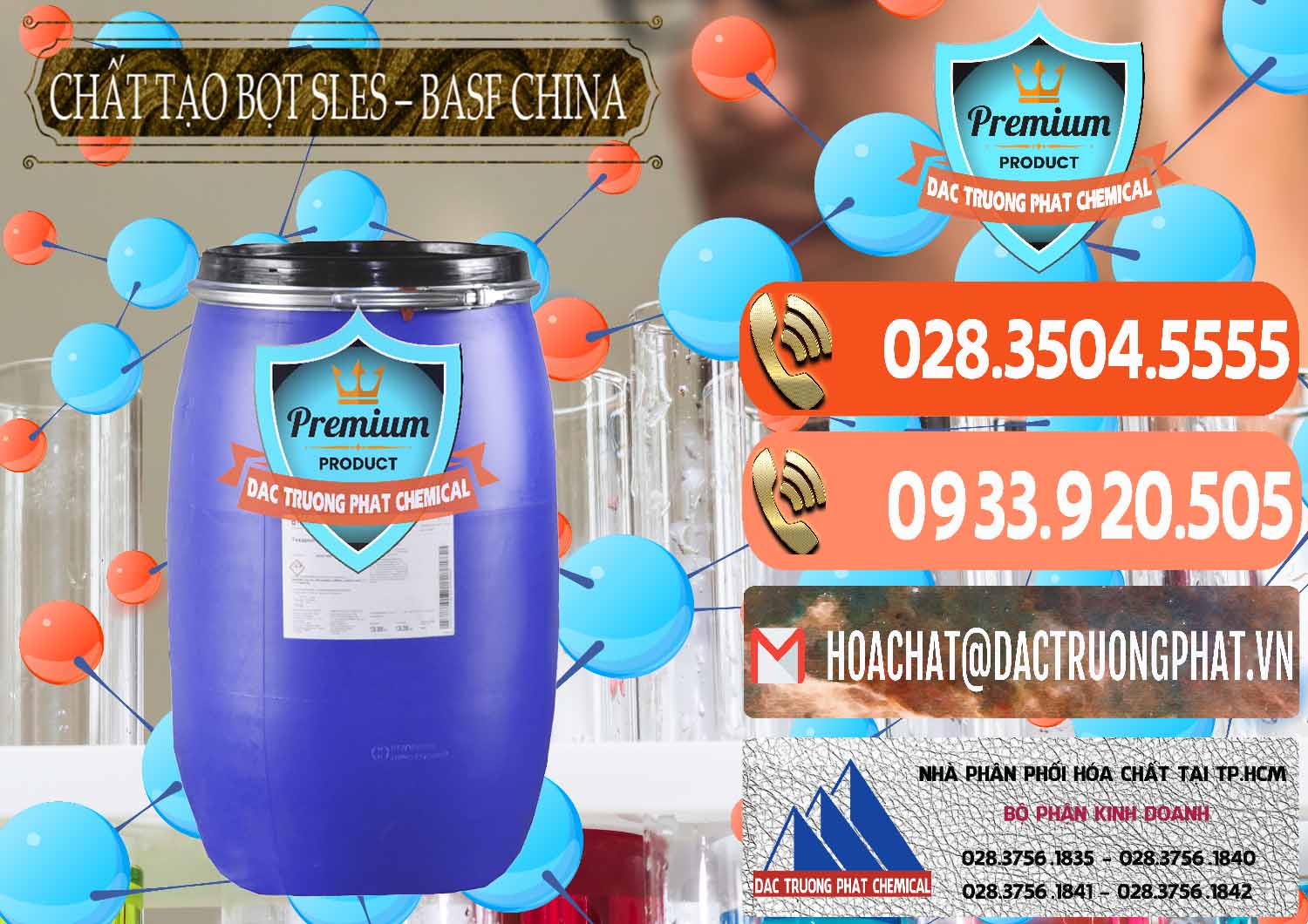 Cty cung ứng - bán Chất Tạo Bọt Sles - Sodium Lauryl Ether Sulphate BASF Trung Quốc China - 0332 - Đơn vị cung cấp ( nhập khẩu ) hóa chất tại TP.HCM - hoachatmientay.com