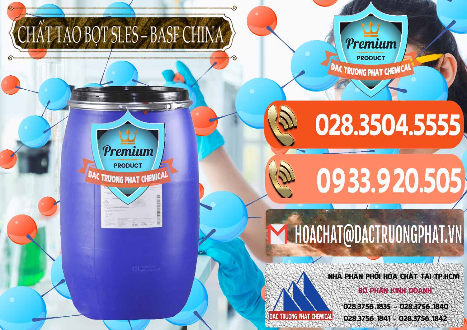 Công ty cung cấp - bán Chất Tạo Bọt Sles - Sodium Lauryl Ether Sulphate BASF Trung Quốc China - 0332 - Phân phối và nhập khẩu hóa chất tại TP.HCM - hoachatmientay.com