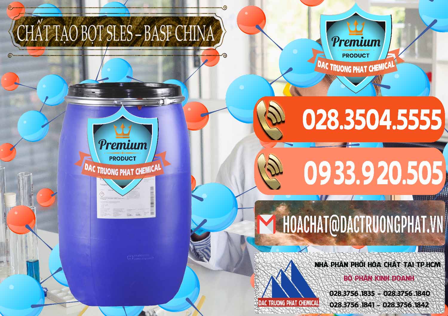 Nơi cung cấp & bán Chất Tạo Bọt Sles - Sodium Lauryl Ether Sulphate BASF Trung Quốc China - 0332 - Nhà cung ứng _ phân phối hóa chất tại TP.HCM - hoachatmientay.com