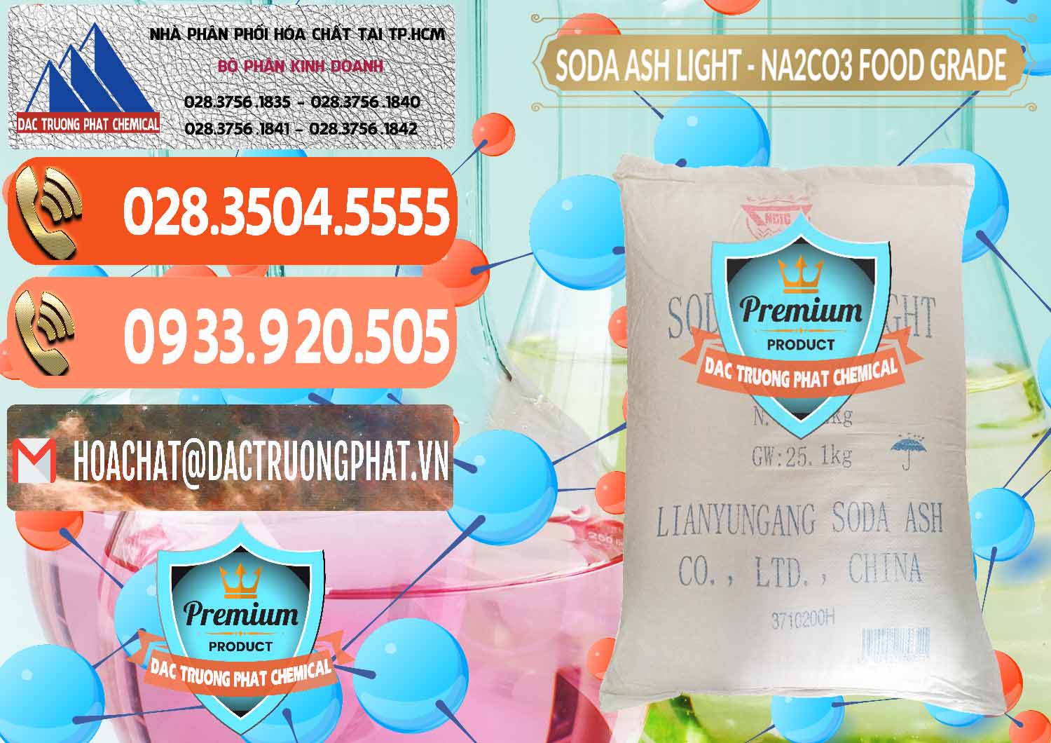 Cty chuyên nhập khẩu _ bán Soda Ash Light – NA2CO3 Food Grade Trung Quốc China - 0127 - Chuyên cung ứng và phân phối hóa chất tại TP.HCM - hoachatmientay.com