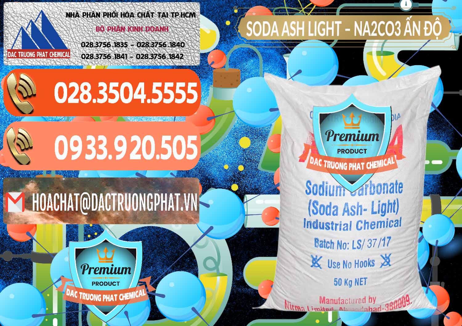 Chuyên phân phối - bán Soda Ash Light - NA2CO3 Nirma Ấn Độ India - 0125 - Đơn vị chuyên bán ( phân phối ) hóa chất tại TP.HCM - hoachatmientay.com
