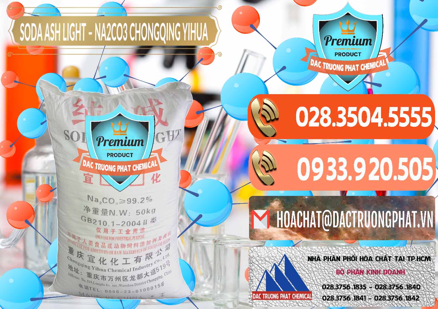 Cung cấp và bán Soda Ash Light - NA2CO3 Chongqing Yihua Trung Quốc China - 0129 - Công ty chuyên bán & cung cấp hóa chất tại TP.HCM - hoachatmientay.com