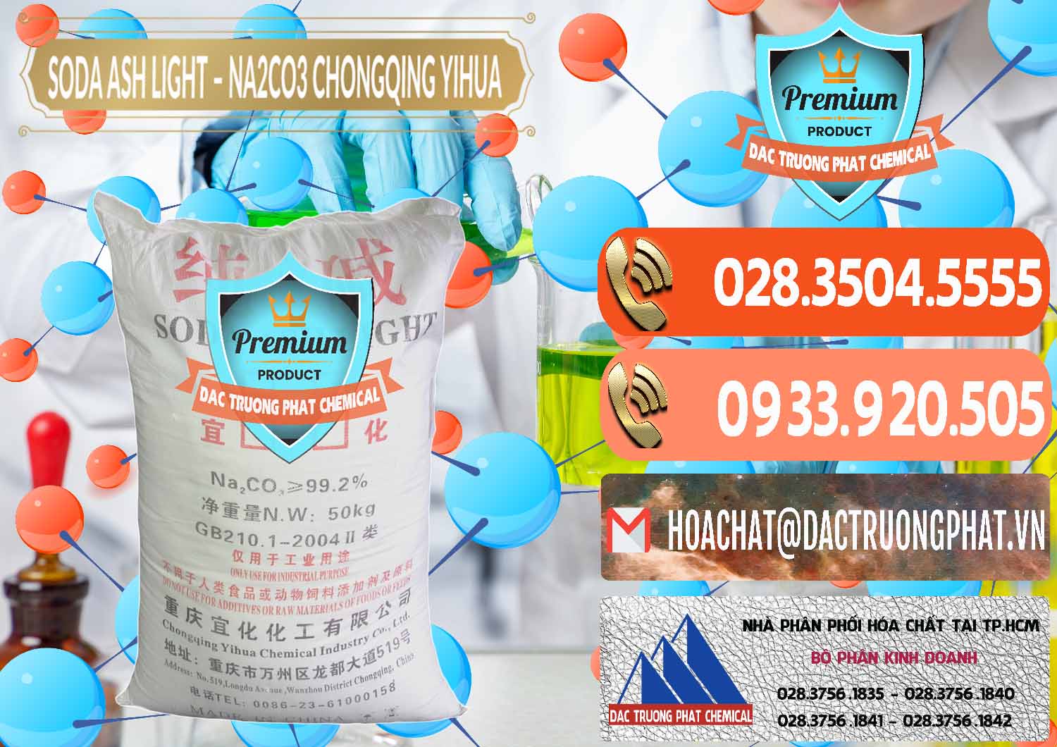 Cung cấp & bán Soda Ash Light - NA2CO3 Chongqing Yihua Trung Quốc China - 0129 - Nơi cung cấp & bán hóa chất tại TP.HCM - hoachatmientay.com