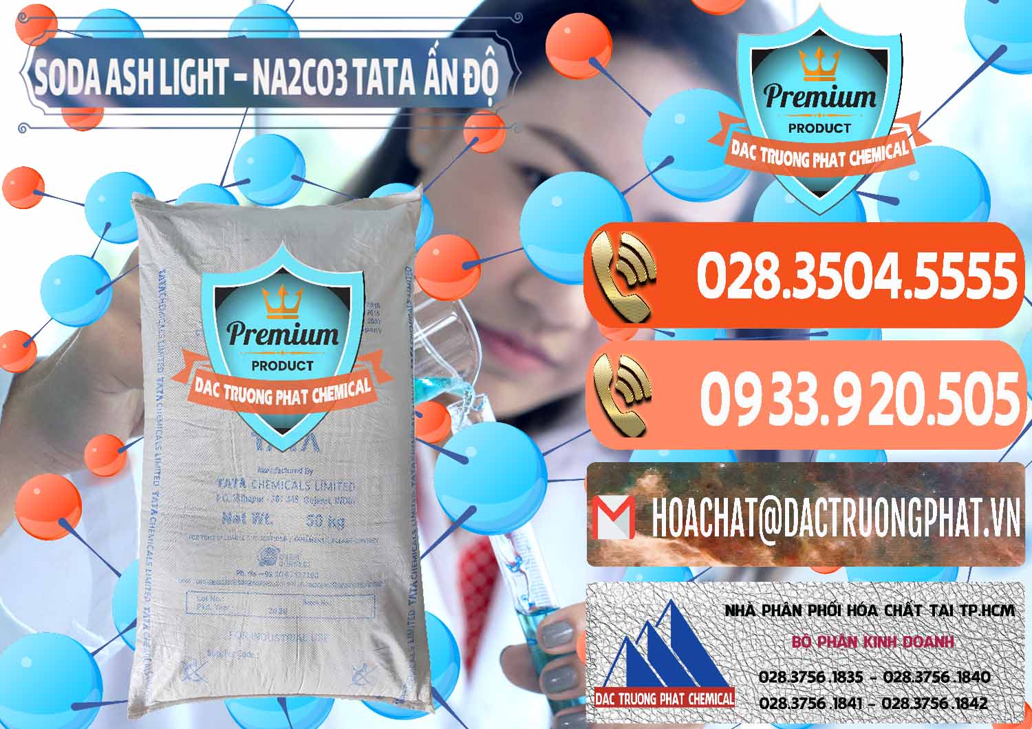 Đơn vị kinh doanh - bán Soda Ash Light - NA2CO3 TATA Ấn Độ India - 0132 - Đơn vị chuyên nhập khẩu và phân phối hóa chất tại TP.HCM - hoachatmientay.com