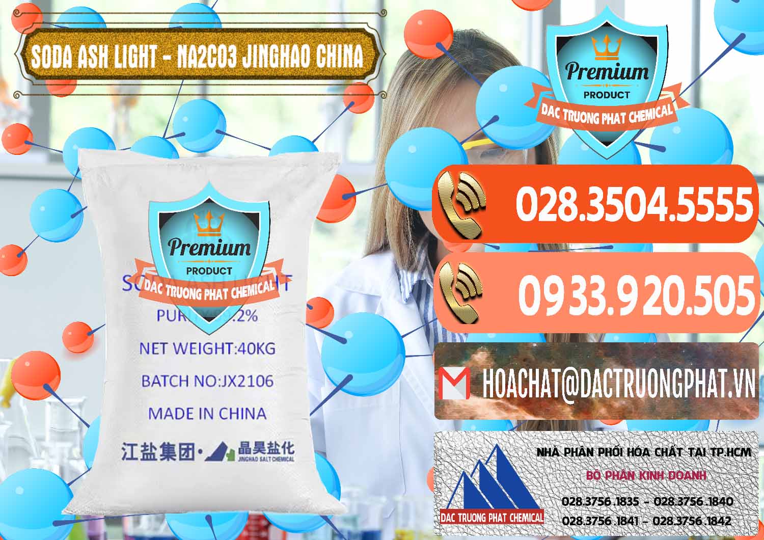 Công ty bán - cung cấp Soda Ash Light - NA2CO3 Jinghao Trung Quốc China - 0339 - Nơi phân phối ( cung cấp ) hóa chất tại TP.HCM - hoachatmientay.com