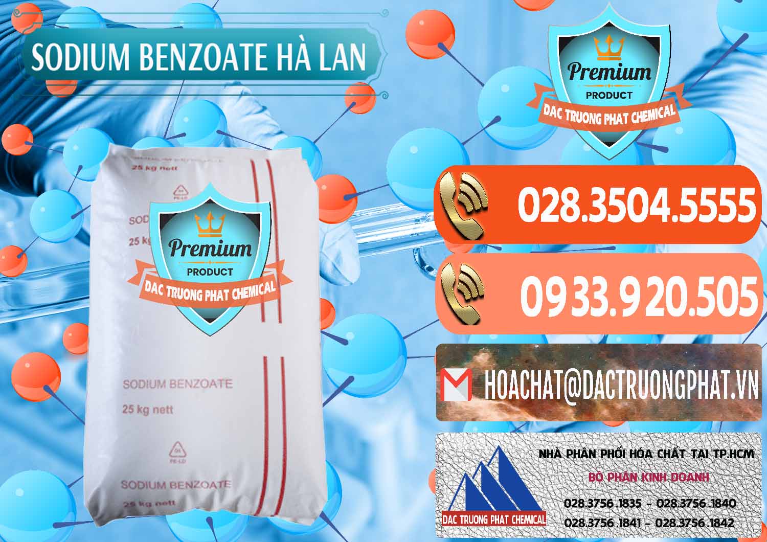 Cty bán ( cung ứng ) Sodium Benzoate - Mốc Bột Chữ Cam Hà Lan Netherlands - 0360 - Cty cung cấp & kinh doanh hóa chất tại TP.HCM - hoachatmientay.com