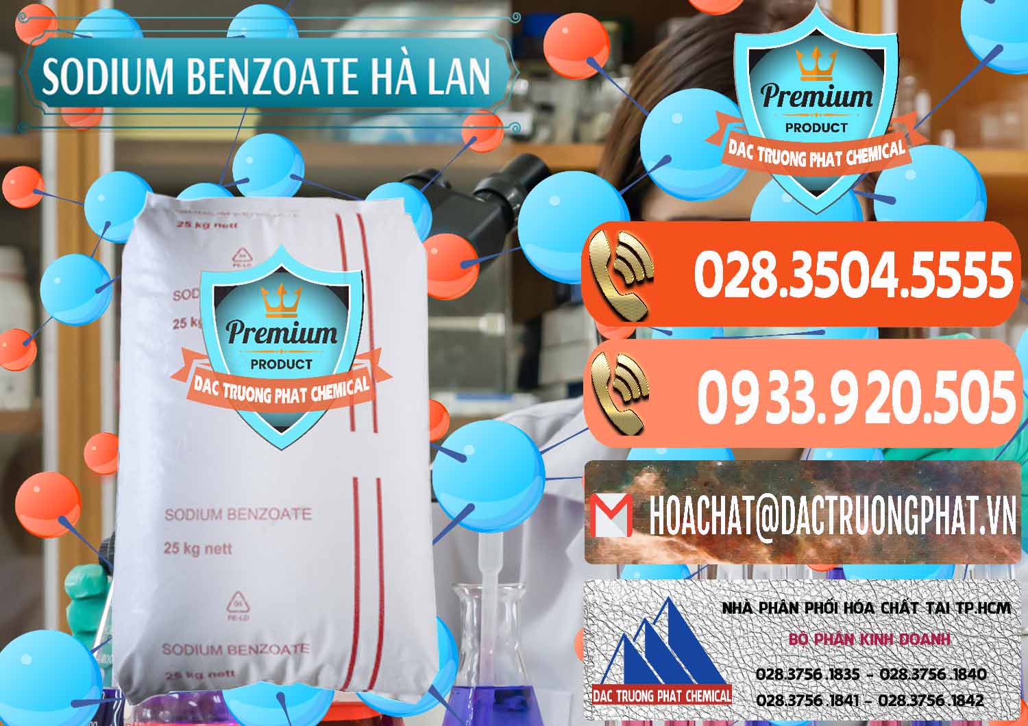 Chuyên bán & cung ứng Sodium Benzoate - Mốc Bột Chữ Cam Hà Lan Netherlands - 0360 - Chuyên phân phối - cung ứng hóa chất tại TP.HCM - hoachatmientay.com
