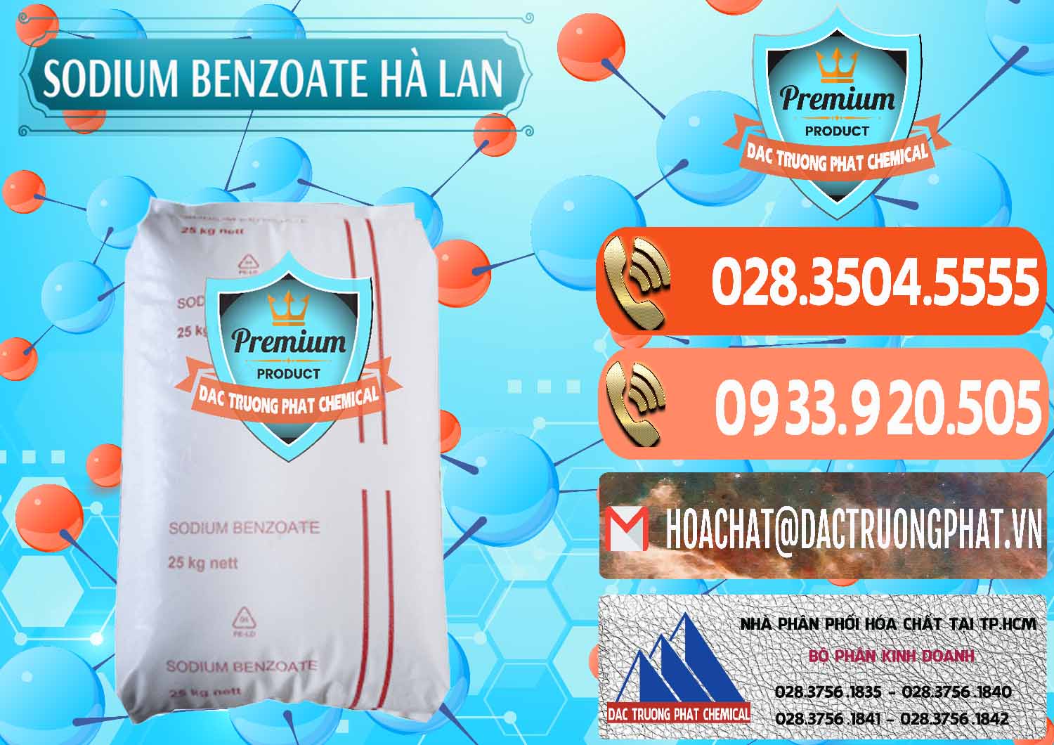 Chuyên bán & cung ứng Sodium Benzoate - Mốc Bột Chữ Cam Hà Lan Netherlands - 0360 - Nơi chuyên bán & cung cấp hóa chất tại TP.HCM - hoachatmientay.com