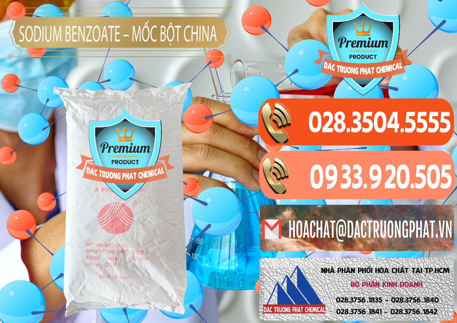 Công ty bán và cung cấp Sodium Benzoate - Mốc Bột Chữ Cam Food Grade Trung Quốc China - 0135 - Đơn vị cung cấp - bán hóa chất tại TP.HCM - hoachatmientay.com
