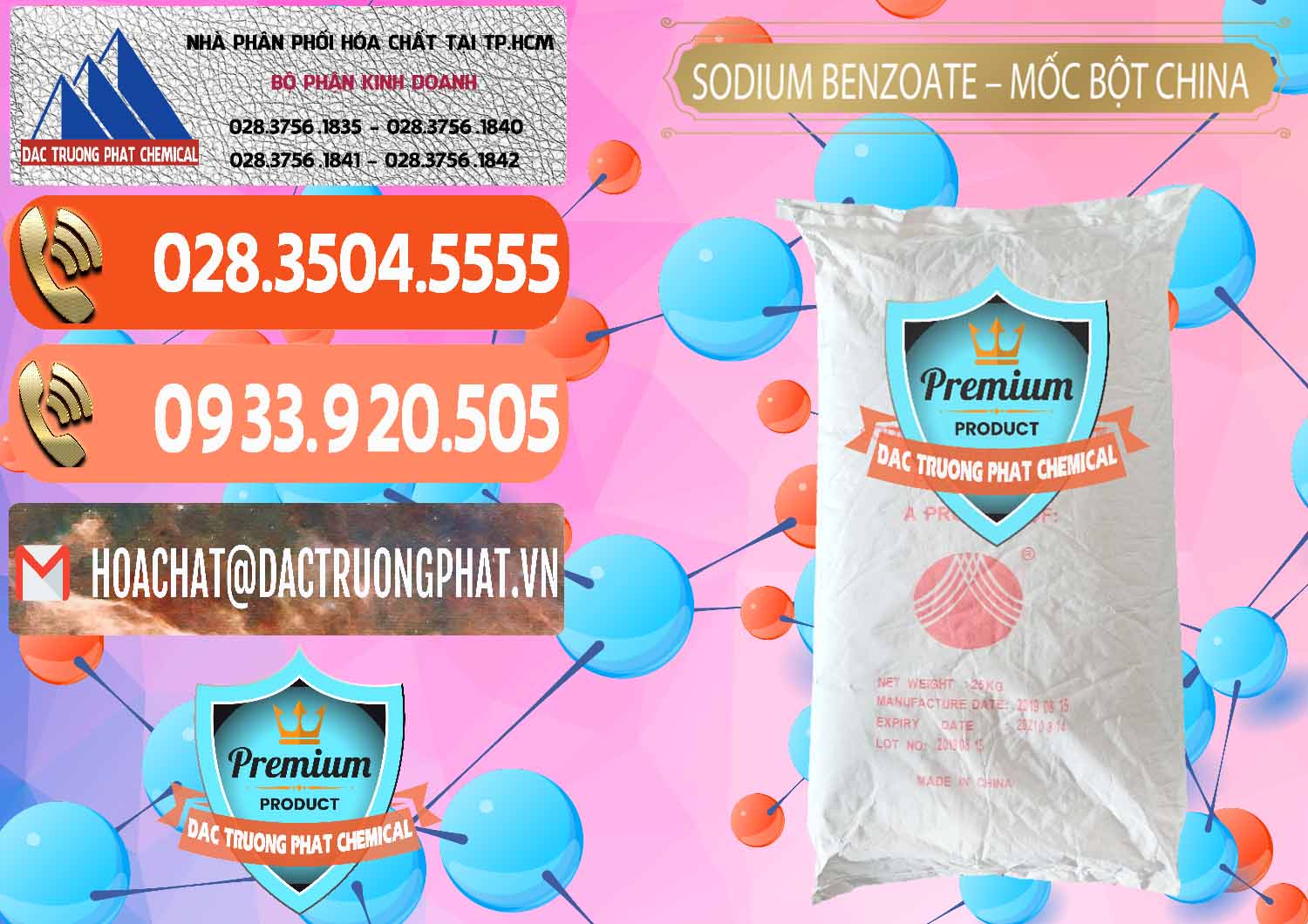 Cty chuyên cung cấp ( bán ) Sodium Benzoate - Mốc Bột Chữ Cam Food Grade Trung Quốc China - 0135 - Cung cấp _ bán hóa chất tại TP.HCM - hoachatmientay.com