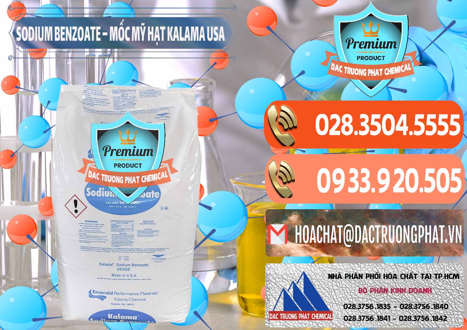 Công ty chuyên nhập khẩu _ bán Sodium Benzoate - Mốc Hạt Kalama Food Grade Mỹ Usa - 0137 - Nơi chuyên phân phối - kinh doanh hóa chất tại TP.HCM - hoachatmientay.com
