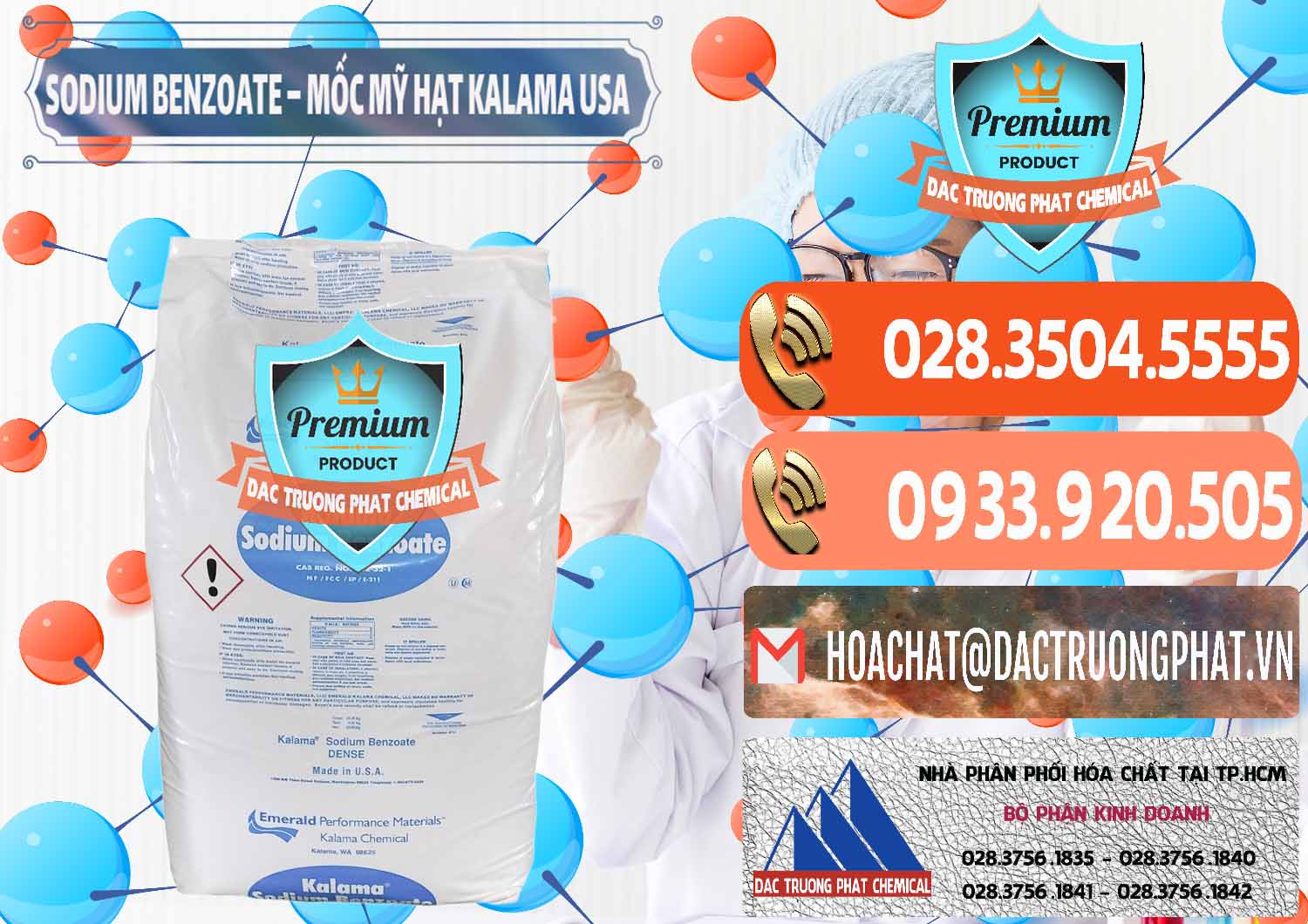 Cty chuyên bán & cung ứng Sodium Benzoate - Mốc Hạt Kalama Food Grade Mỹ Usa - 0137 - Nơi chuyên nhập khẩu _ cung cấp hóa chất tại TP.HCM - hoachatmientay.com