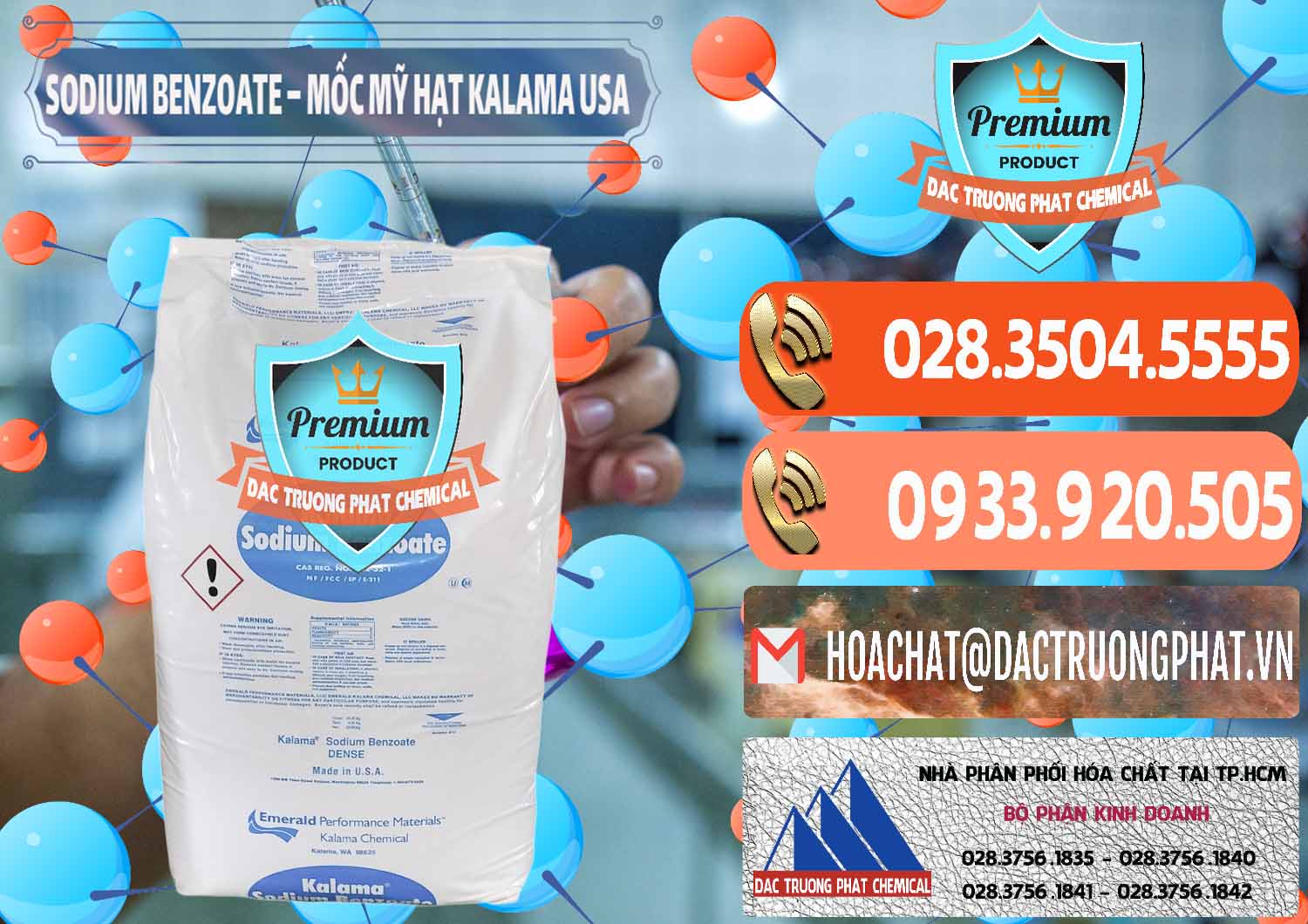 Bán ( phân phối ) Chất chống mốc Benzoate × Benzoate Dạng Hạt Kalama Food Mỹ Nơi bán và cung ứng Sodium Benzoate - Mốc Hạt Kalama Food Grade Mỹ Usa - 0137 - Đơn vị cung cấp ( bán ) hóa chất tại TP.HCM - hoachatmientay.com