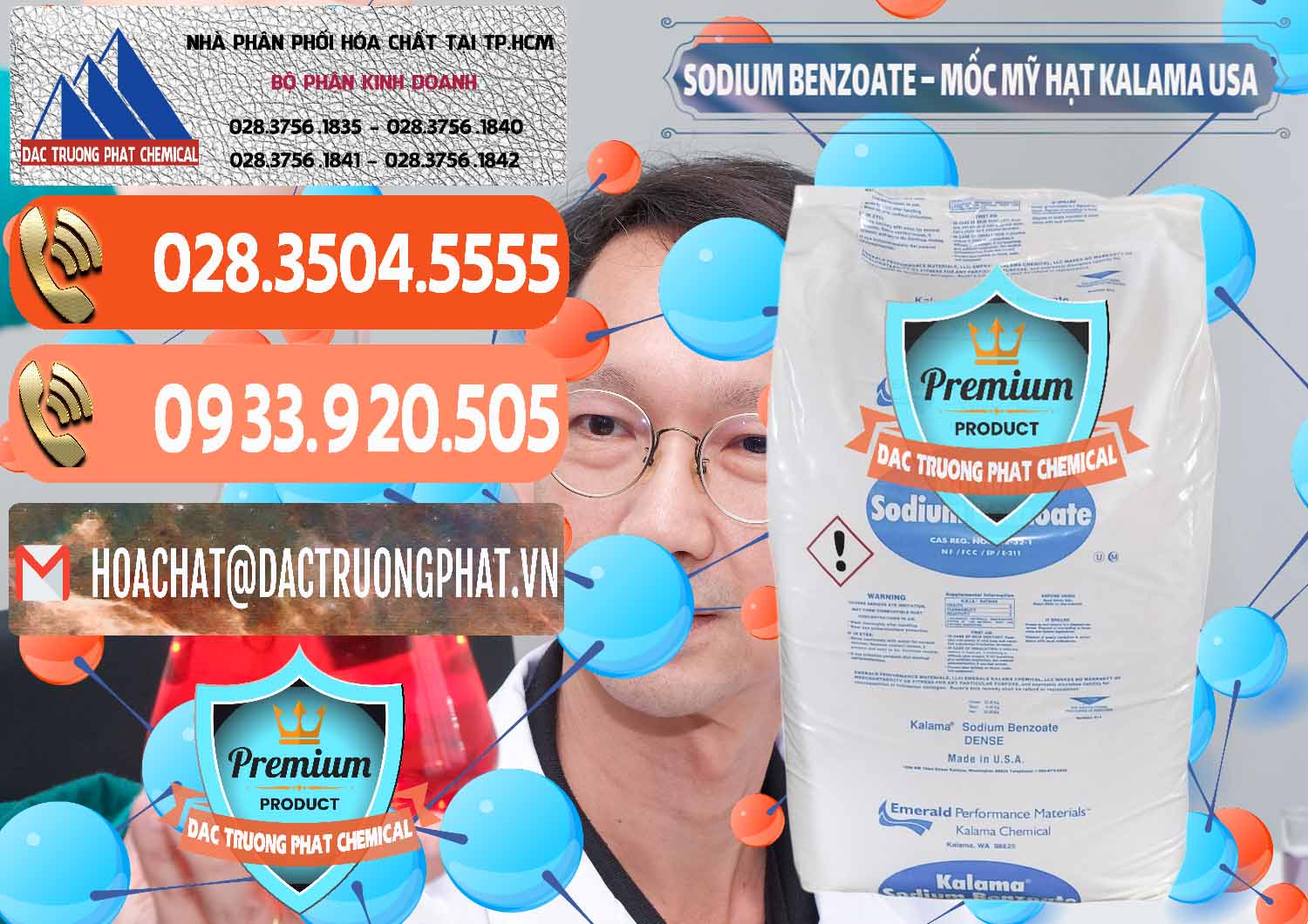 Nơi nhập khẩu và bán Sodium Benzoate - Mốc Hạt Kalama Food Grade Mỹ Usa - 0137 - Nhà phân phối _ cung cấp hóa chất tại TP.HCM - hoachatmientay.com