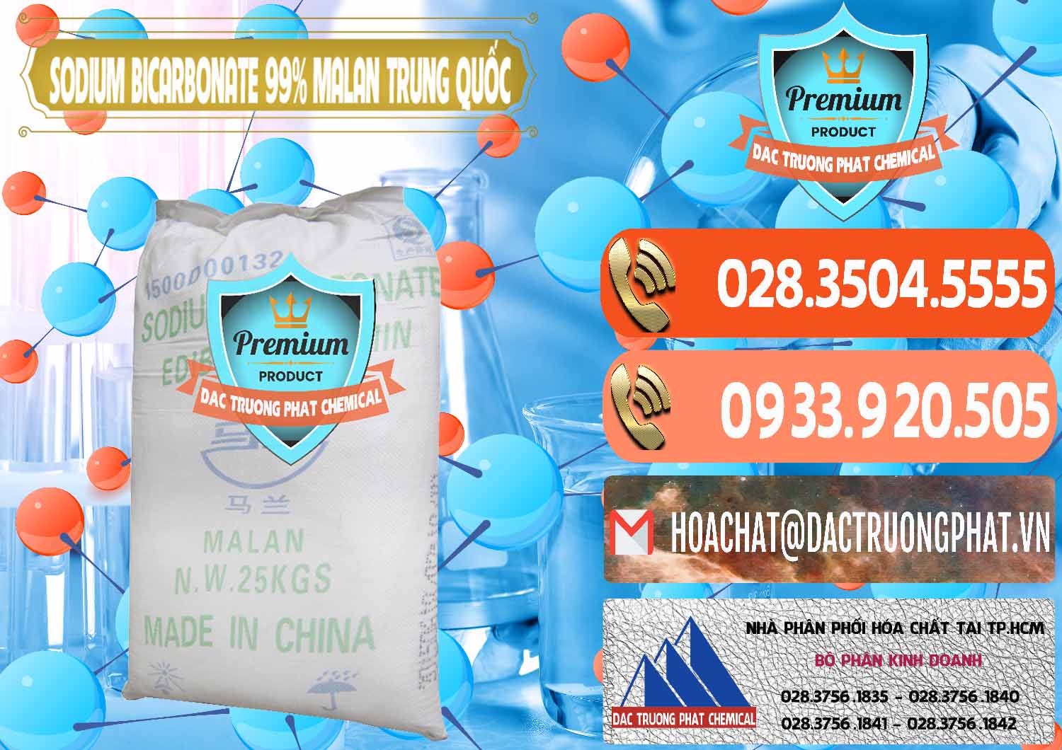 Cty chuyên nhập khẩu ( bán ) Sodium Bicarbonate – Bicar NaHCO3 Malan Trung Quốc China - 0218 - Chuyên kinh doanh & phân phối hóa chất tại TP.HCM - hoachatmientay.com